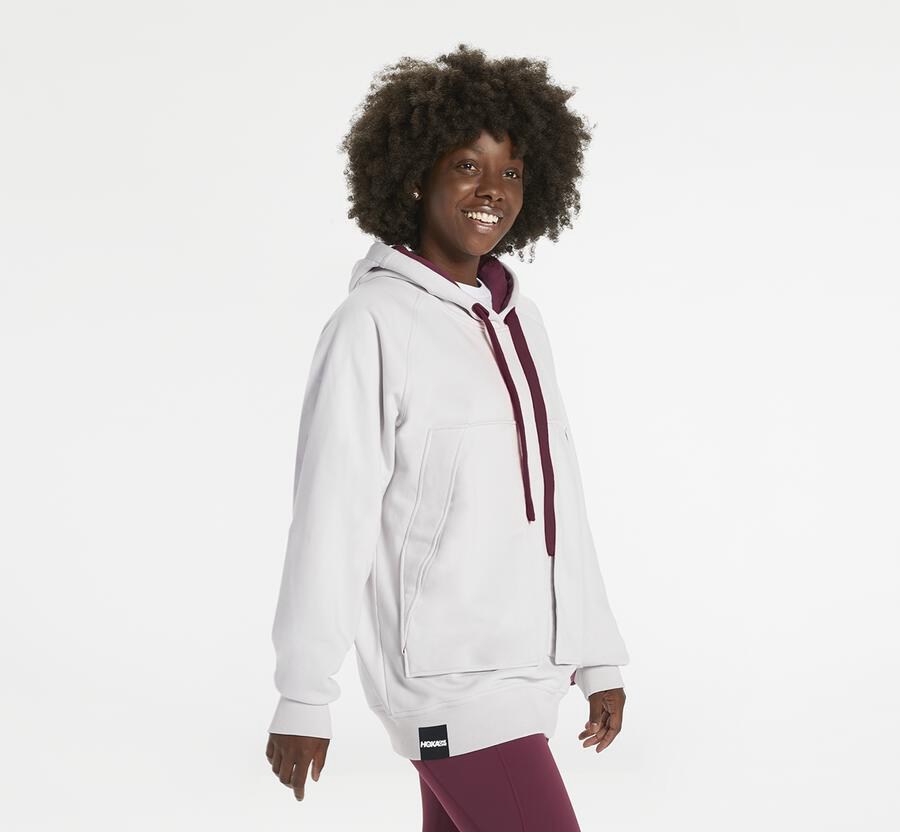 Hoodie Womens - Hoka One One Bondi - White - NMJCZPV-65